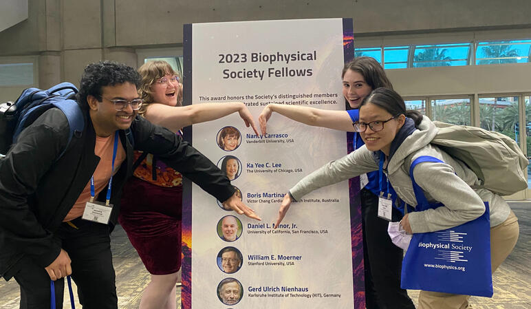 Lee Lab Supports our PI!