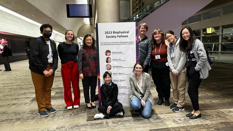 Lee Lab attends BPS 2023